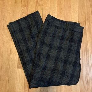 LANE BRYANT size 22 wide leg plaid trouser